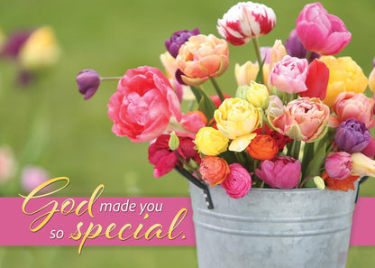WARNER PRESS EVERYDAY FLORAL WISHES - BIRTHDAY - KJV Scripture