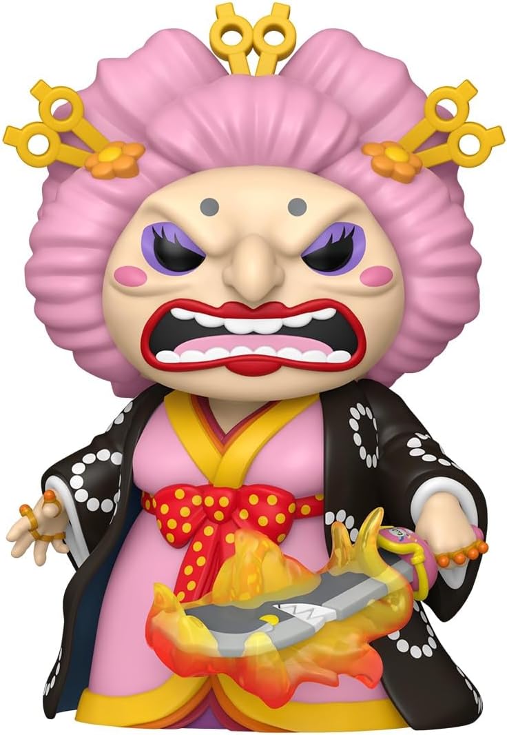 Funko Pop! Super: OP - Big Mom - (Kimono) - 1/6 de Probabilidades de Obtener la RARA Variante Chase - One Piece- Figura de Vinilo Coleccionable - Idea de Regalo - Mercancia Oficial