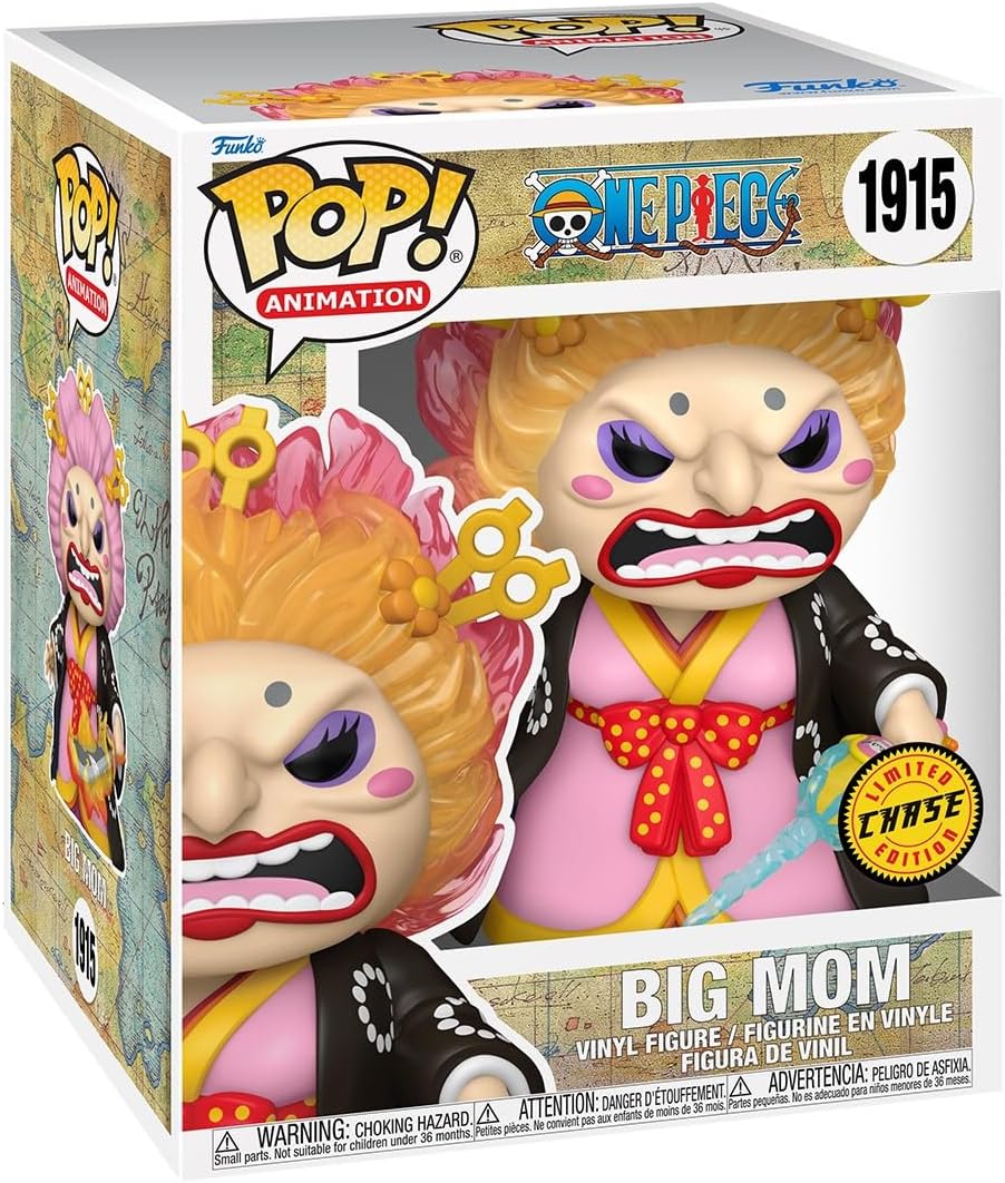 Funko Pop! Super: OP - Big Mom - (Kimono) - 1/6 de Probabilidades de Obtener la RARA Variante Chase - One Piece- Figura de Vinilo Coleccionable - Idea de Regalo - Mercancia Oficial