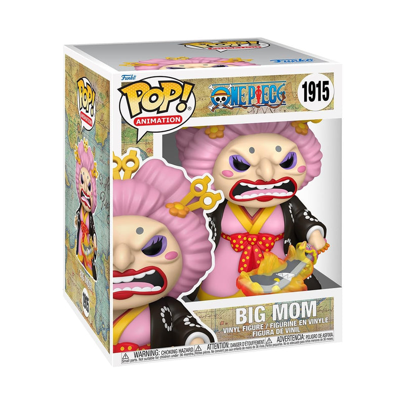 Funko Pop! Super: OP - Big Mom - (Kimono) - 1/6 de Probabilidades de Obtener la RARA Variante Chase - One Piece- Figura de Vinilo Coleccionable - Idea de Regalo - Mercancia Oficial