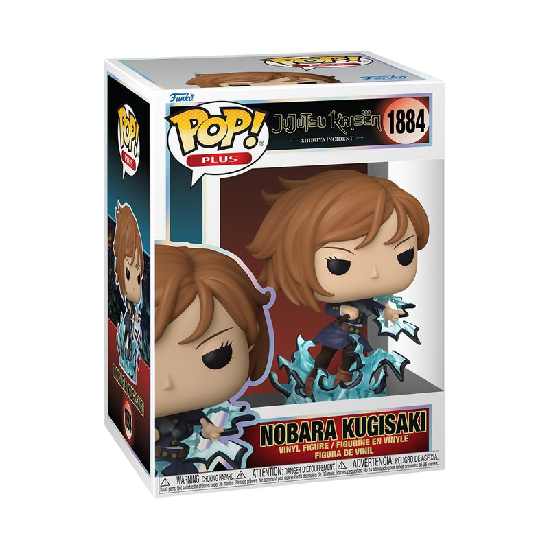 Funko Pop! Plus: JJK - Nobara Kugisaki with CH - Glow in the Dark - Jujutsu Kaisen - Vinyl Collectible Figure - Gift Idea - Official Merchandise - Toy for Children and Adults - Anime Fans