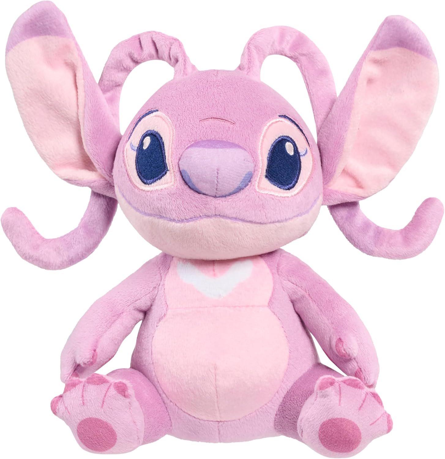 Just Play Disney Stitch Sound and Scent Small Plush - Angel, Kids Toys for Ages 2 Up