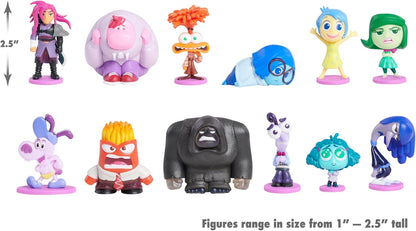 Just Play Minifiguras coleccionables Inside out 2 de Disney y Pixar, de 2,5 cm a 6,4 cm de Altura, Juguetes para niños a Partir de 3 años
