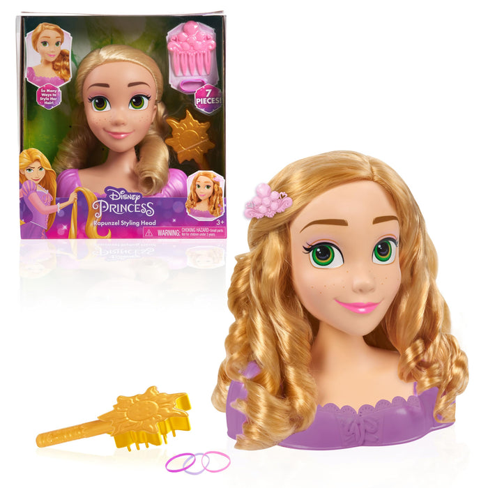 Just Play Disney Princess Styling Head – Rapunzel, Kids Toys for Ages 3 Up
