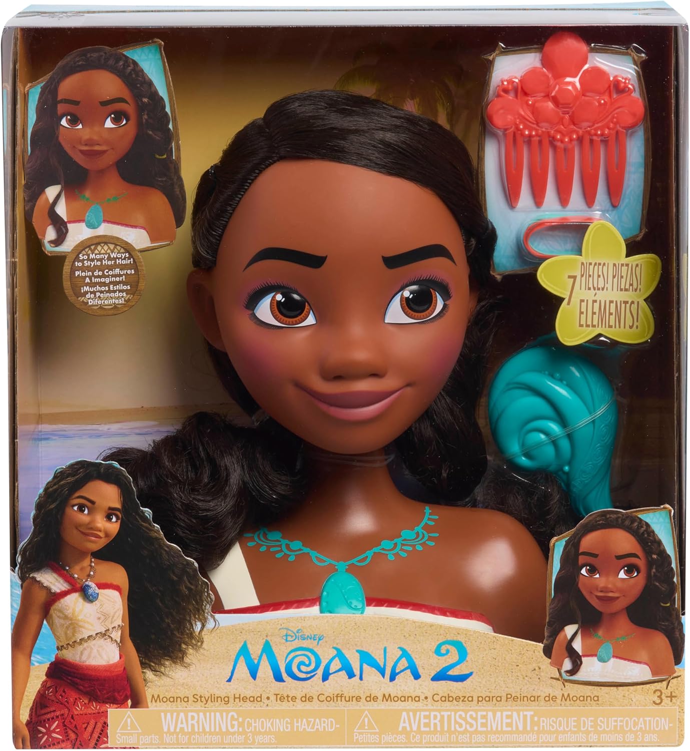 Just Play Moana 2 Styling Head (Movie