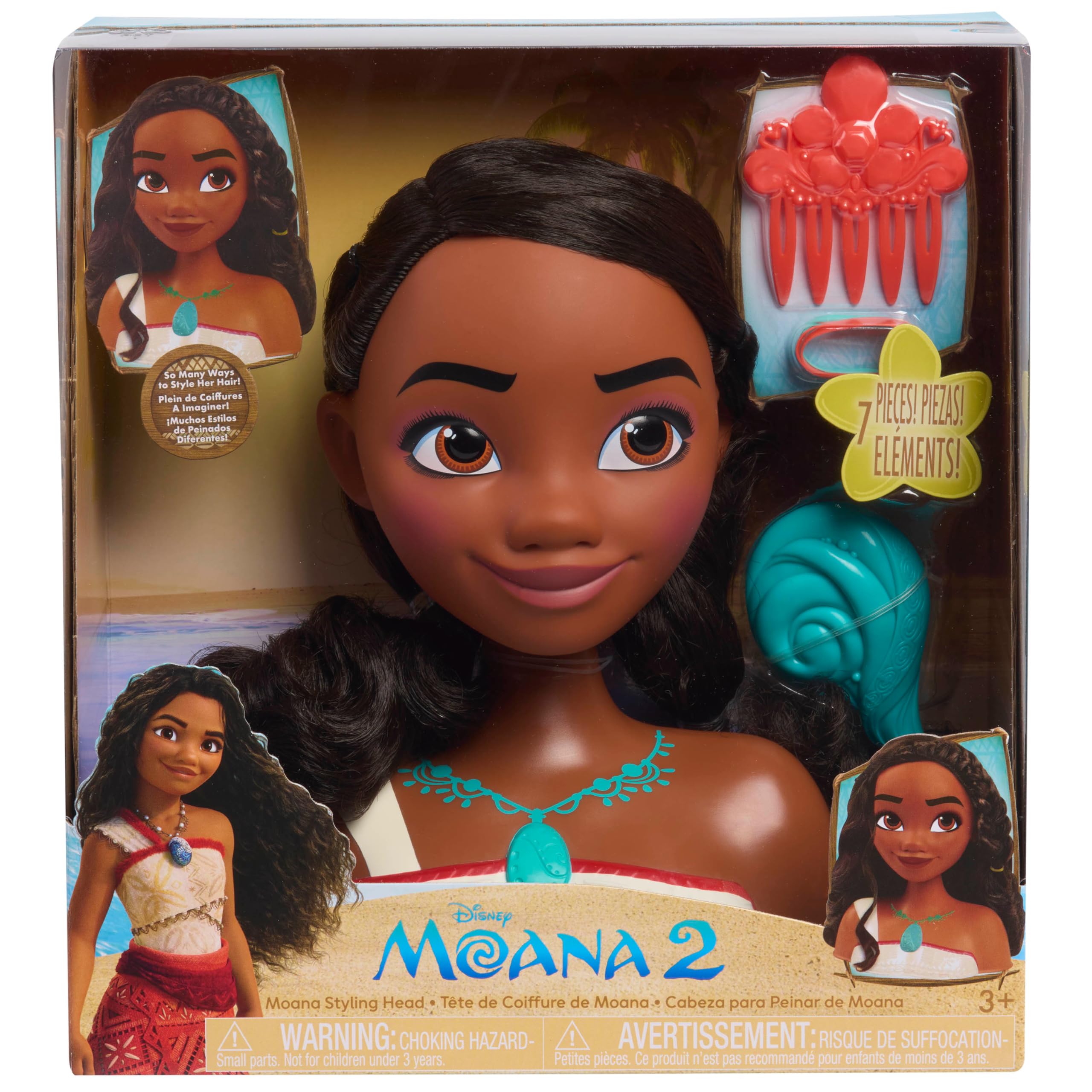 Just Play Moana 2 Styling Head (Movie