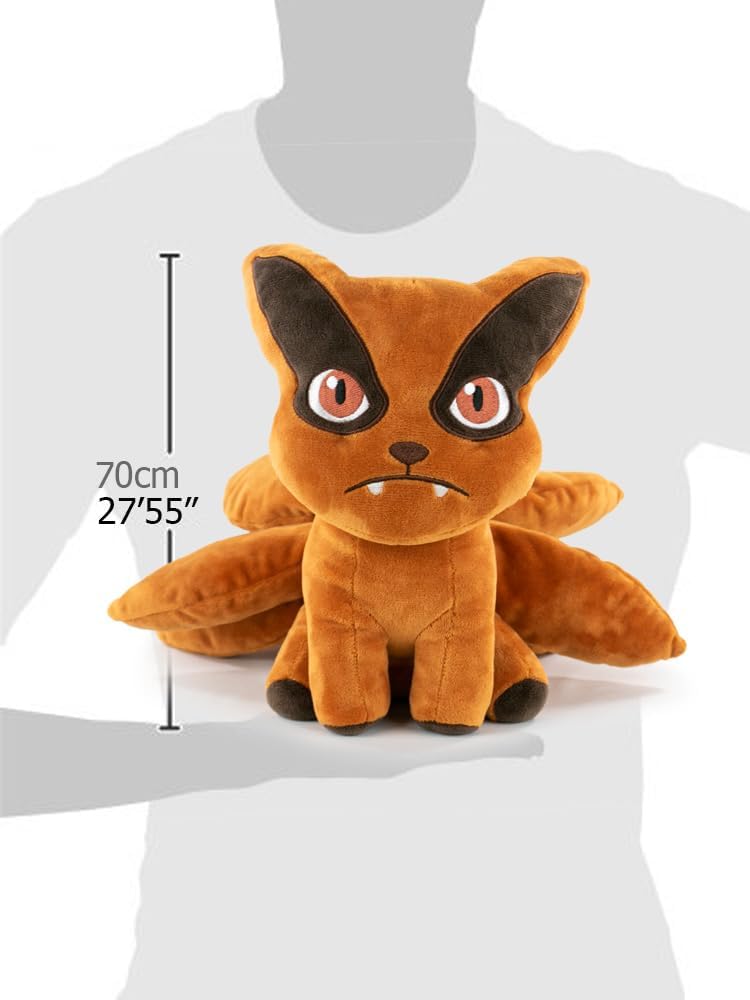 Peluche des Personnages de Naruto 30cm - Naruto, Kakashi, Sasuke, Itachi, Kurama, Naruto Six Path - Édition de Collection - Qualité Super Soft (Kurama XL