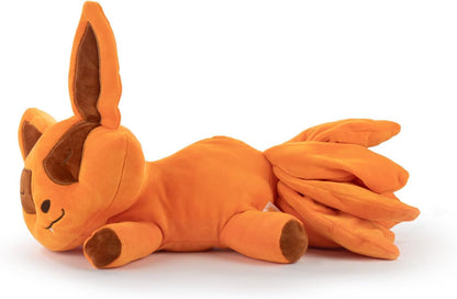 Soft Toys of Naruto Characters - 25cm, 9'84" - Naruto, Kakashi, Sasuke, Kurama, Six Paths - Super Soft Quality (Kurama Sleeping