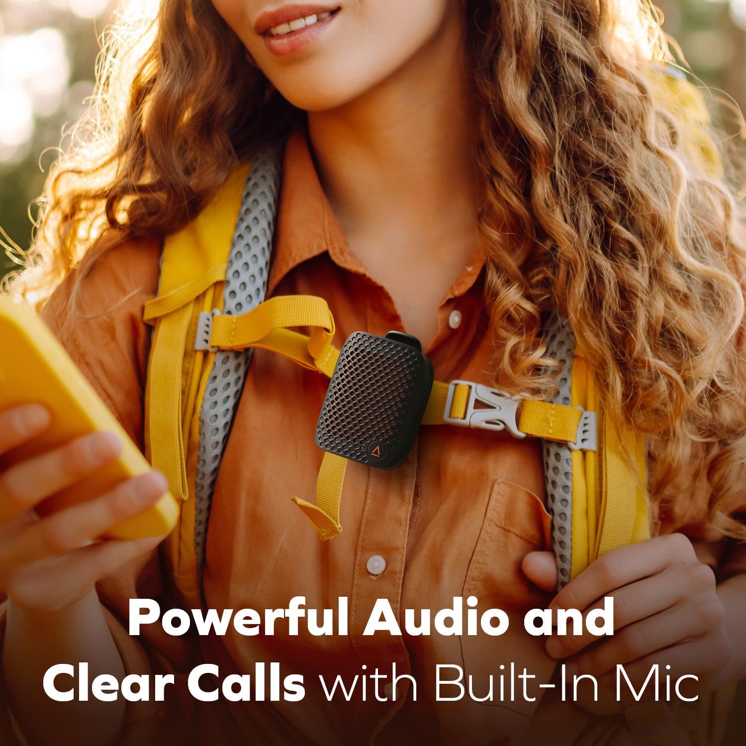 Creative - Muvo Free Clip-On Wireless Speaker With Microphone