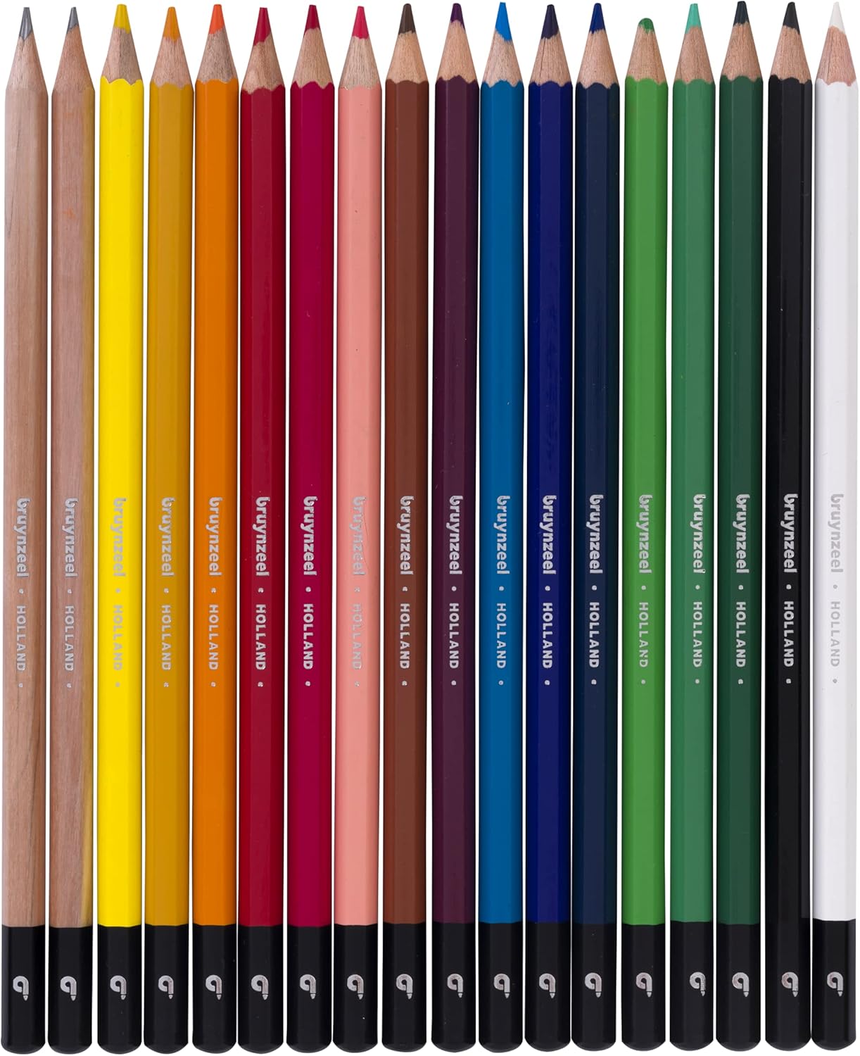 Bruynzeel Buntstifte 12-teiliges Set mit 6 gratis Bleistiften