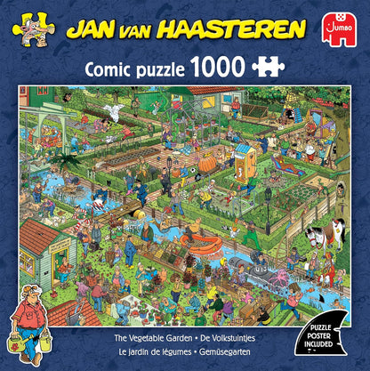 Jan Van Haasteren – JVH – Der Gemüsegarten – The Vegetable Garden – Puzzle für Erwachsene – 100% recycelter Karton – 1000 Teile Jumbo