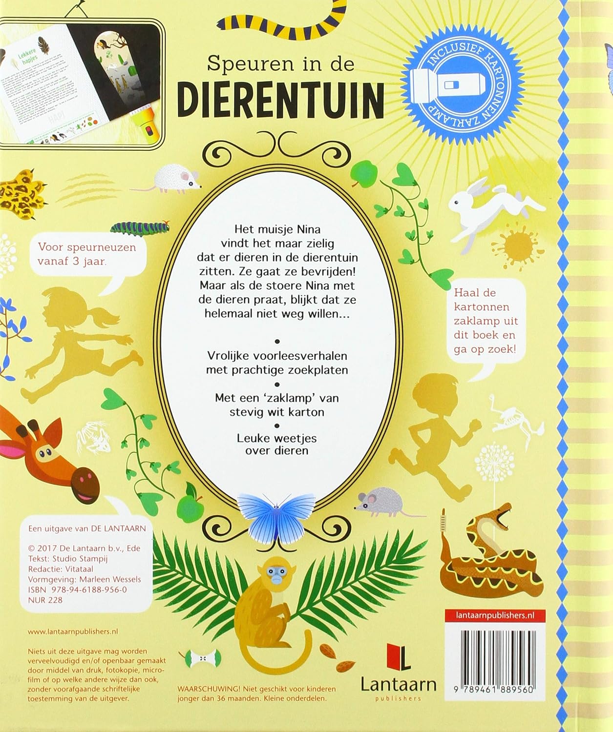 Speuren in de dierentuin: een uitdagend zoek-en (voor) leesboek