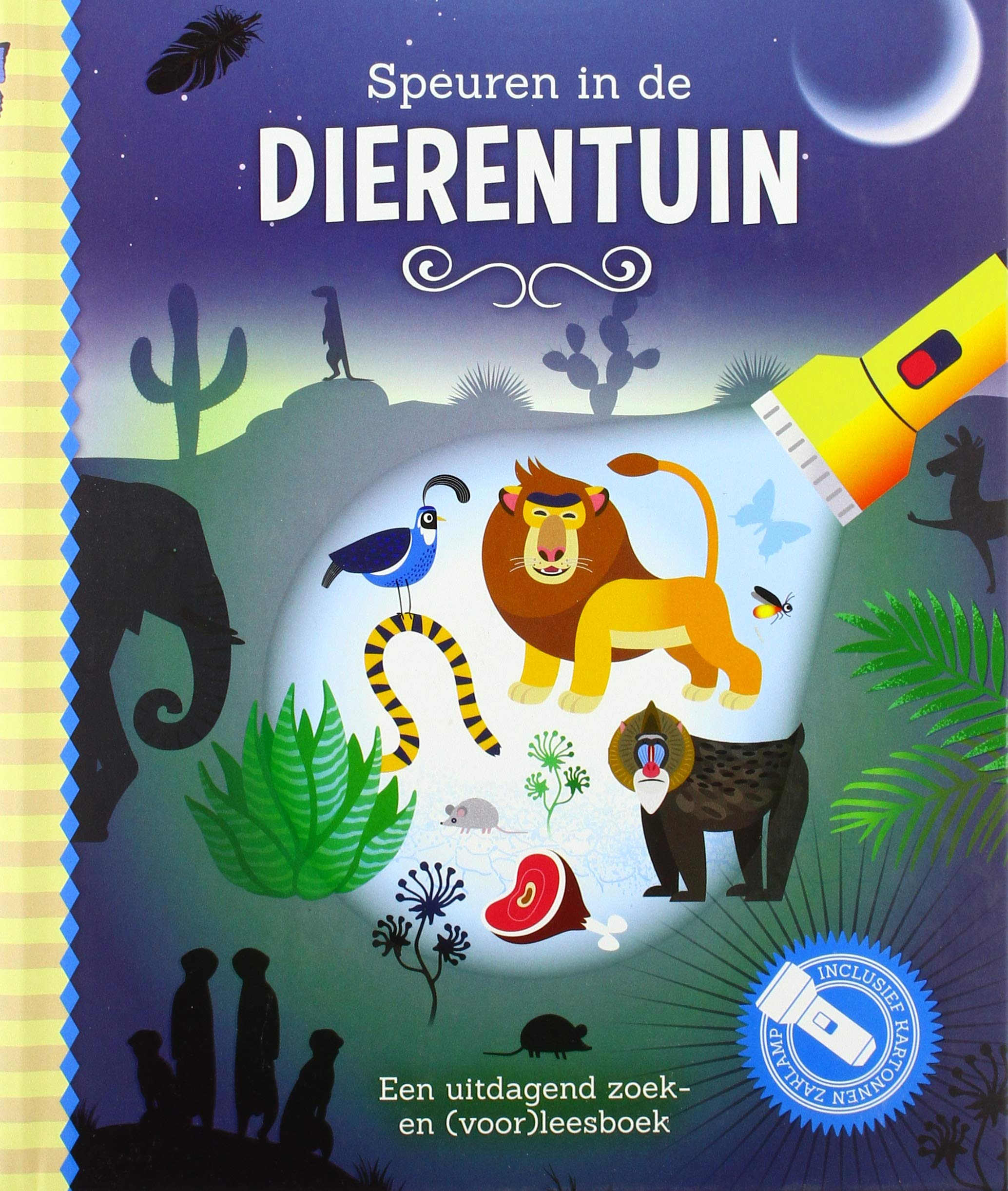 Speuren in de dierentuin: een uitdagend zoek-en (voor) leesboek