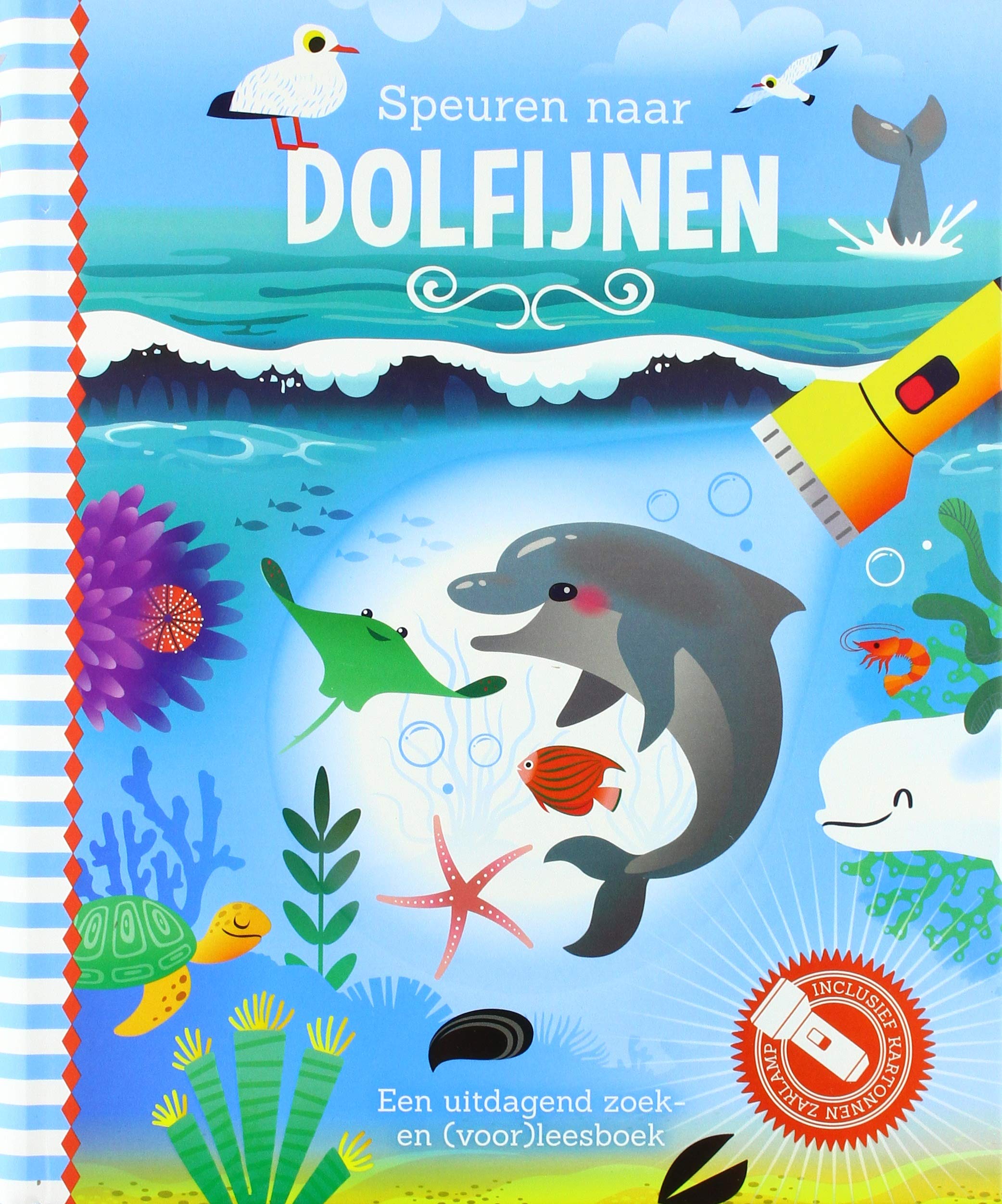 Speuren naar dolfijnen: een uitdagend zoek- en (voor)leesboek