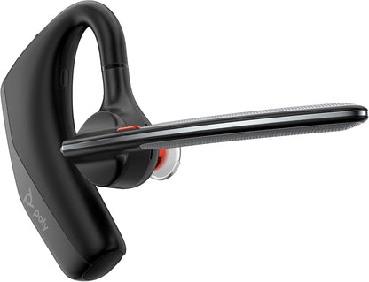 POLY Voyager Legend 30 Bluetooth Wireless Headset | Single Ear | 4 Noise-Cancelling Microphones | Wind Blocking | Up to 10 Hours Battery | Lightweight and Comfortable | For Calls or Meetings | Black