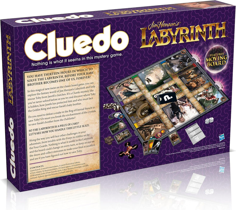 Winning Moves Cluedo Labyrinth Mystery Board Game lead the investigation fun family perfect for 2–6 players and makes a great gift for fans aged 8 and up
