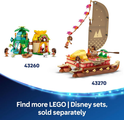 LEGO | Disney Moana 2 Heihei Building Toy - Play and Display Animal Figure with a Rotating Head plus Posable Wings, Tail Feathers and a Stand - Birthday Gift for 9+ Year Old Girls & Fans - 43272