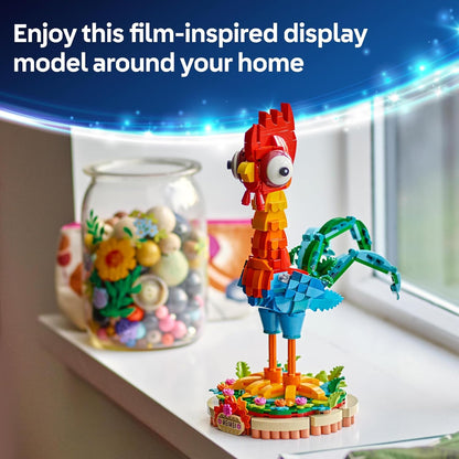 LEGO | Disney Moana 2 Heihei Building Toy - Play and Display Animal Figure with a Rotating Head plus Posable Wings, Tail Feathers and a Stand - Birthday Gift for 9+ Year Old Girls & Fans - 43272