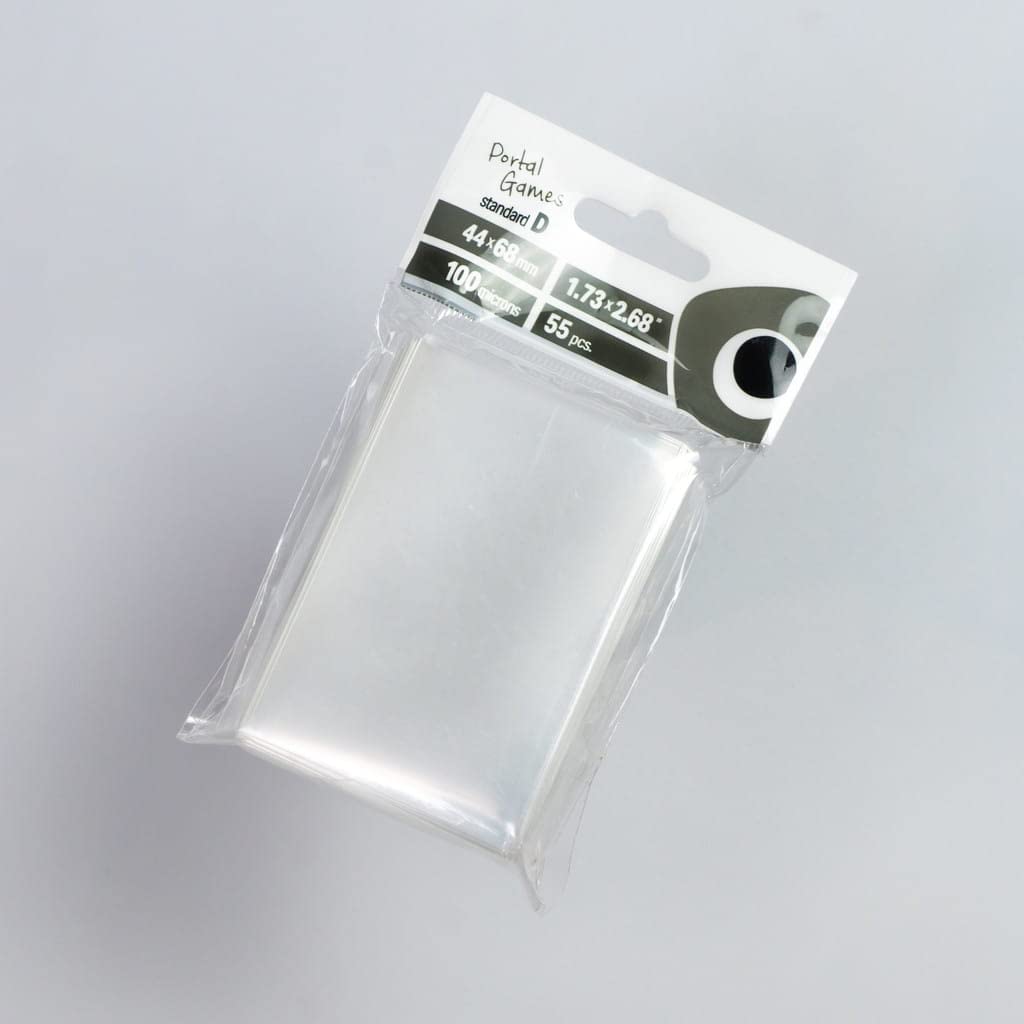 Wydawnictwo Portal Card Sleeves: Standard D (44 x 68 mm) = Mini European, POPS0004