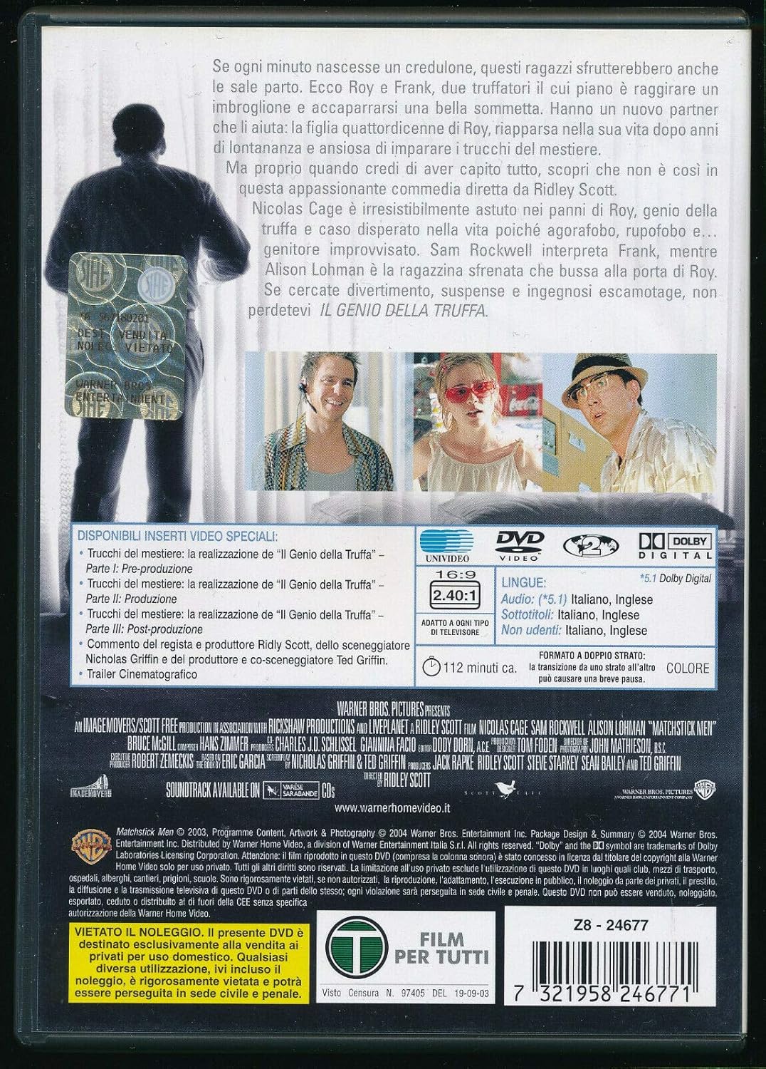 Genio Della Truffa (Il) - (Italian Import)