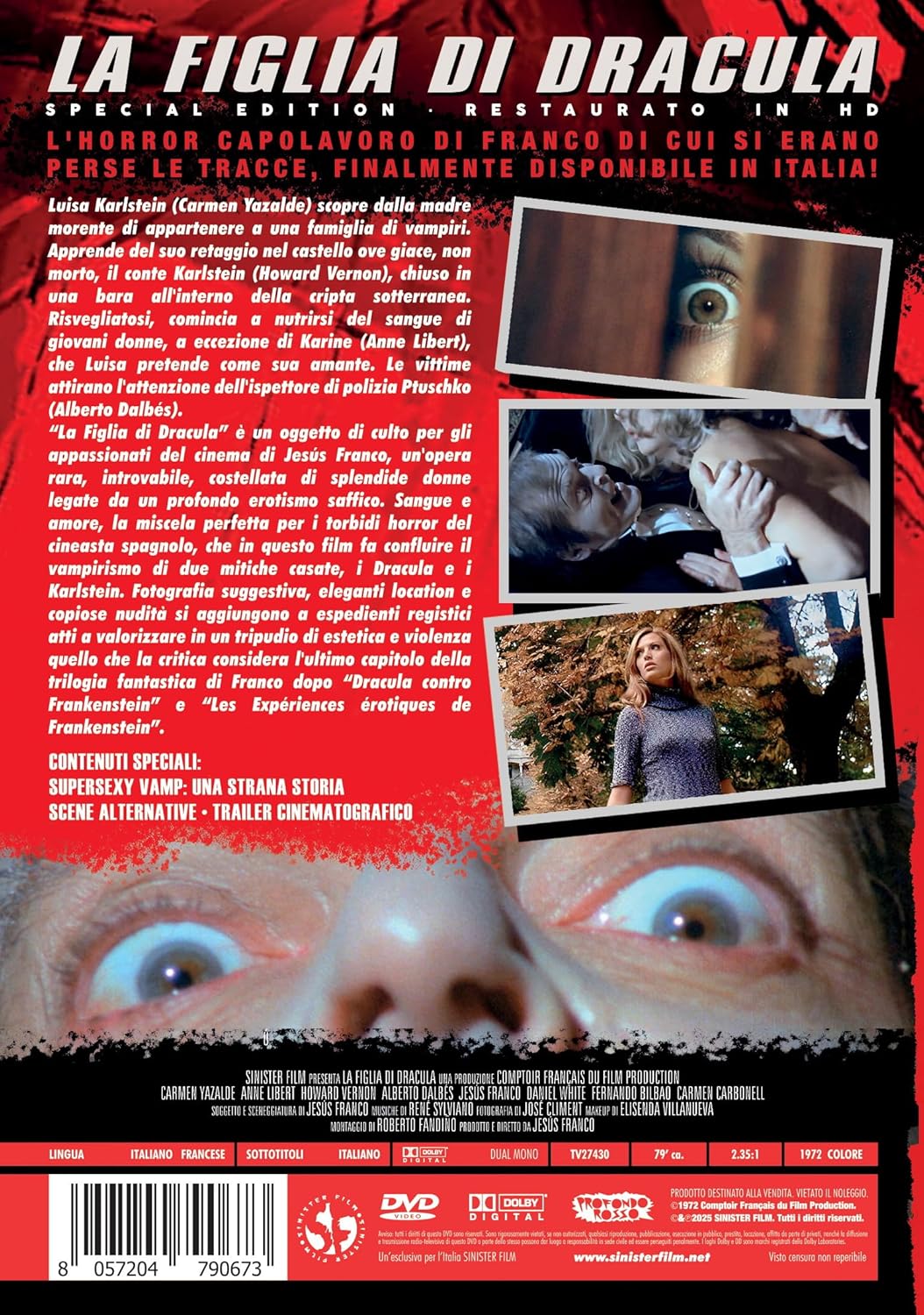 La Figlia Di Dracula (Restaurato In Hd