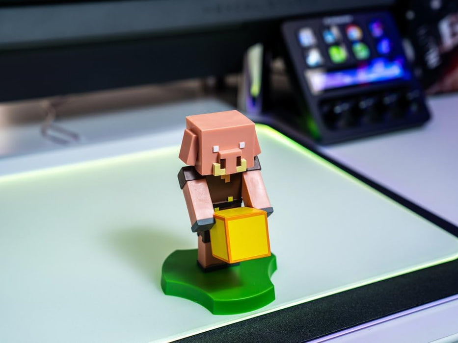 Minecraft: Piglin Guys Holdems, Mini Cable Guys Phone Stand and Device Holder