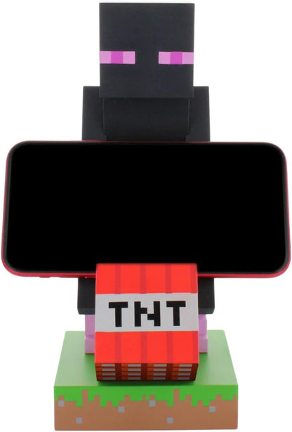 Cable Guys - Minecraft Enderman Gaming Accessories Holder & Phone Holder for Most Controller (Xbox, Play Station, Nintendo Switch) & Phone
