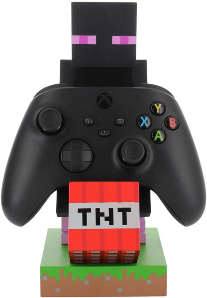 Cable Guys - Minecraft Enderman Gaming Accessories Holder & Phone Holder for Most Controller (Xbox, Play Station, Nintendo Switch) & Phone