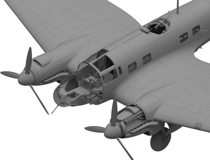 ICM ICM48261 1:48-He 111H-3, WWII German Bomber