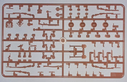 ICM 35703 Figuren 1:35-Fanteria britannica in maschere di gas (1917) 4 fichi, Colore 100%, ICM35703