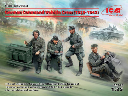 ICM 1:35 - German Command Vehicle Crew (1939-42) 4 Fig