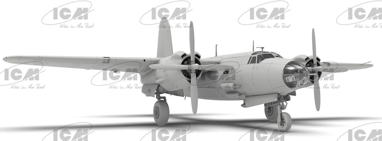 ICM - Modellino di aereo B-26g Marauder Wwii American/Bomber Francese |icm|48323| 1:48 modellismo promo serbatoio
