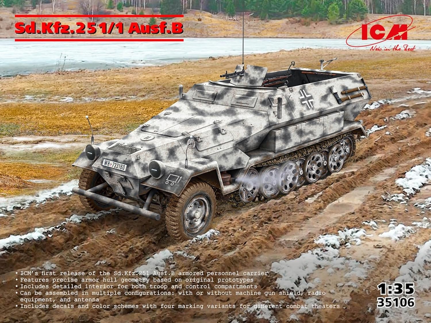 ICM - Semi-tracked model Sd.kfz.251/1 Ausf.b |icm|35106| 1:35 Model Char Promo