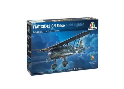 Italeri 1485 FIAT CR.42 CN "Falco" Night Fighter, 1:72 Scale, Plastic Model Kit/Model Assembly