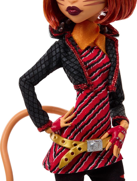 Monster High Boo-riginal Creeproduction Doll, Toralei Collectible Reproduction with Doll Stand, Diary, and Pet Saber-Tooth Tiger Sweet Fangs, HYV91