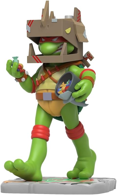 Mighty Jaxx Teenage Mutant Ninja Turtles REMIXX: Raphael Cowa-BOO-nga! | Figura da collezione in vinile da 6 pollici