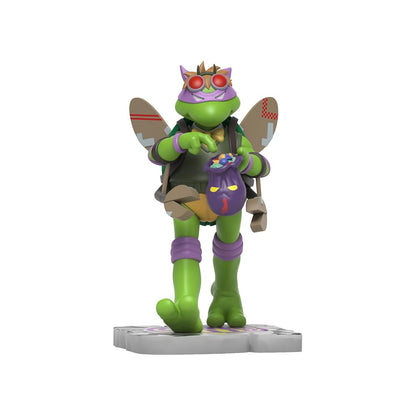 Mighty Jaxx Teenage Mutant Ninja Turtles REMIXX: Donatello Cowa-BOO-nga! | Figura da collezione in vinile da 6 pollici