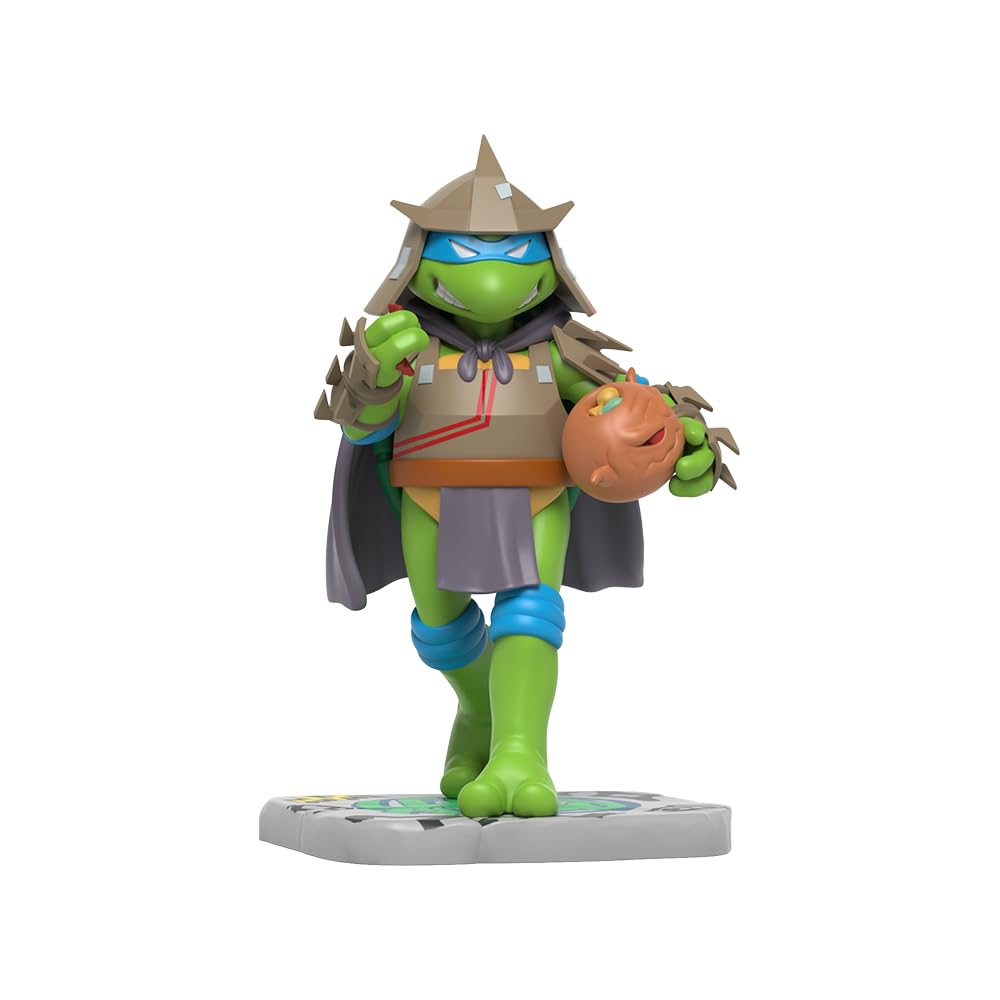 Mighty Jaxx Teenage Mutant Ninja Turtles REMIXX: Leonardo Cowa-BOO-nga! | Figura da collezione in vinile da 6 pollici