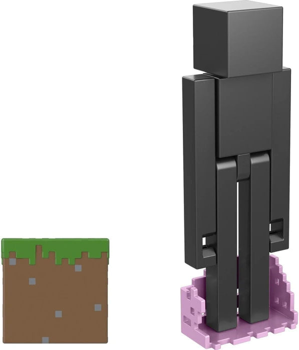 Mattel Minecraft Action Figure & Accessories 2-Pack with Enderman in 3.25-inch Scale, Collectible Toy Set