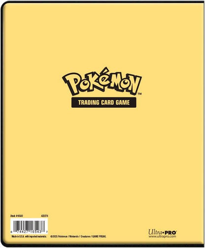 Ultra Pro | Pokemon: Pikachu 4-Pocket Portfolio | Trading Card Game Accessory, Yellow