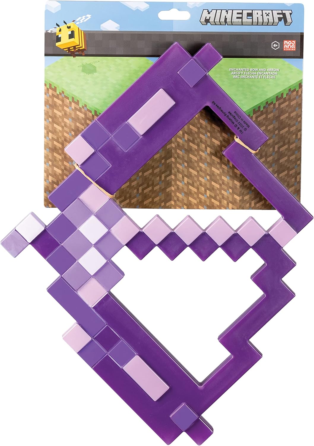 DISGUISE 140829-15L MINECRAFT ENCHANTED BOOG & PIJL Dress Up & Accessoires, paars, één maat