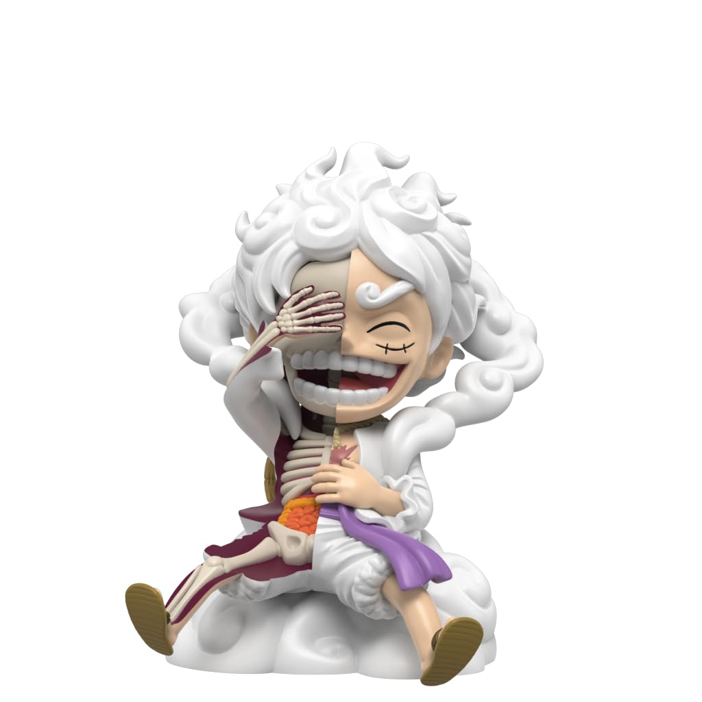 Mighty Jaxx XXRAY One Piece: Luffy Gear 5 | Figura Coleccionable de Vinilo de 6"