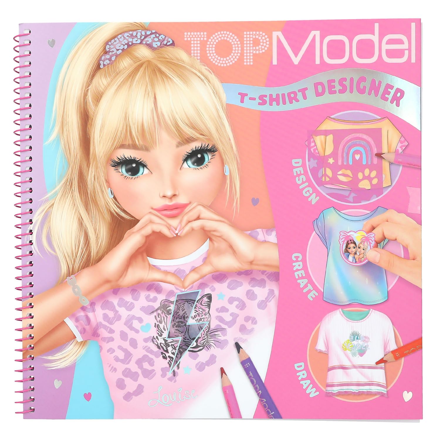 Topmodel - T-Shirt Designer Colouring Book (413585)