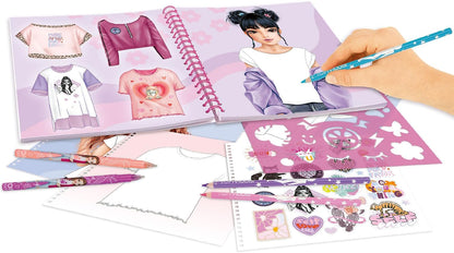 Topmodel - T-Shirt Designer Colouring Book (413585)