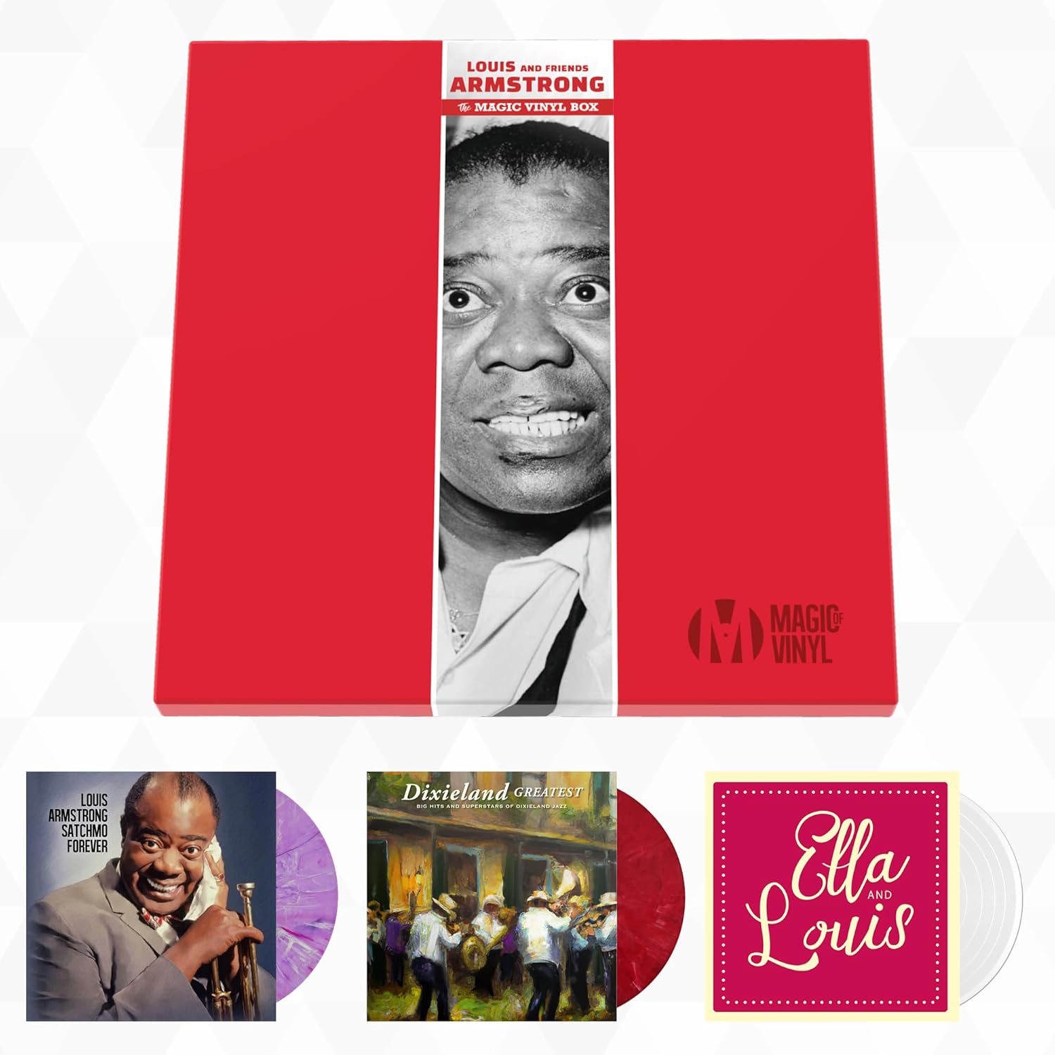 Louis Armstrong and Friends - Magic-V-Box schallplatten - einzigartig und limitiert - Top Geschenk!
