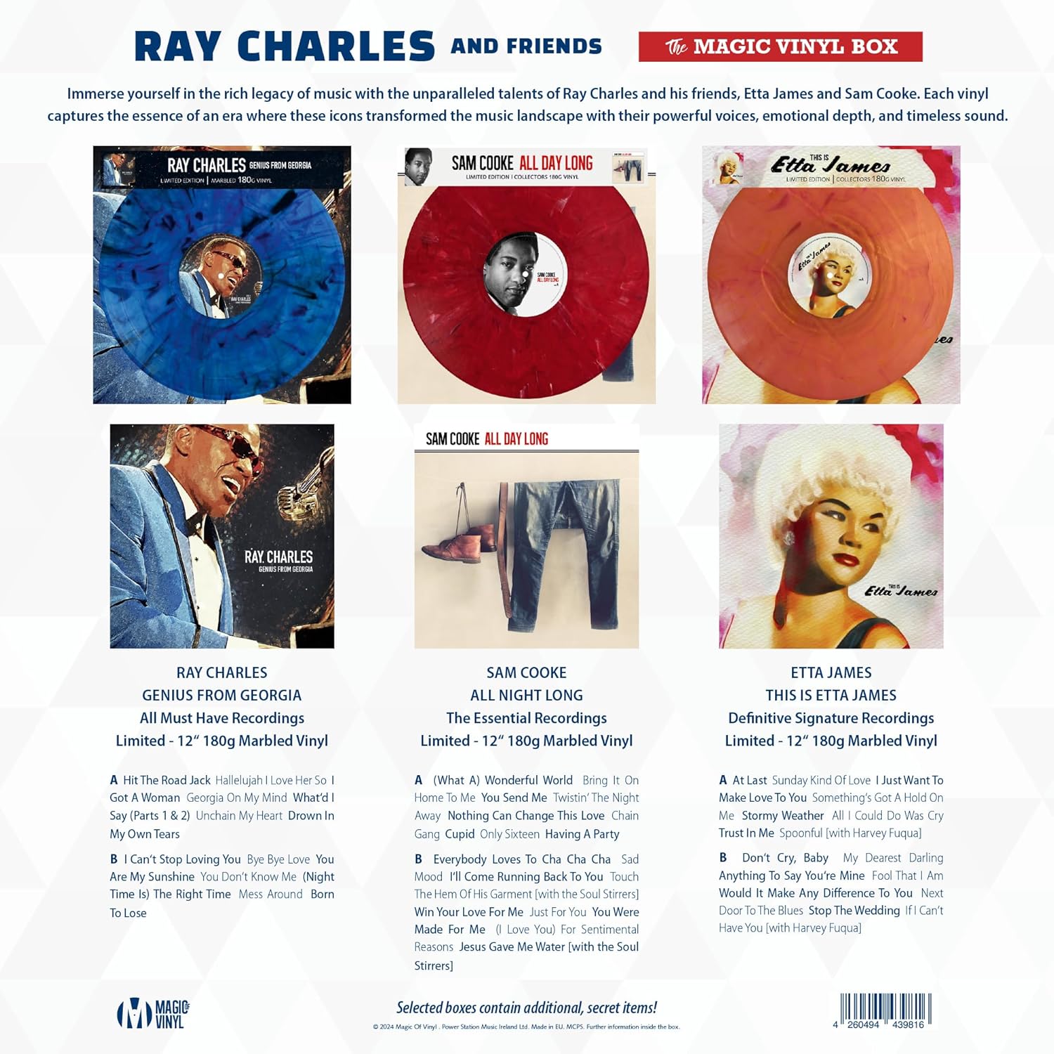 Ray Charles and Friends - Magic-V-Box schallplatten - einzigartig und limitiert - Top Geschenk!