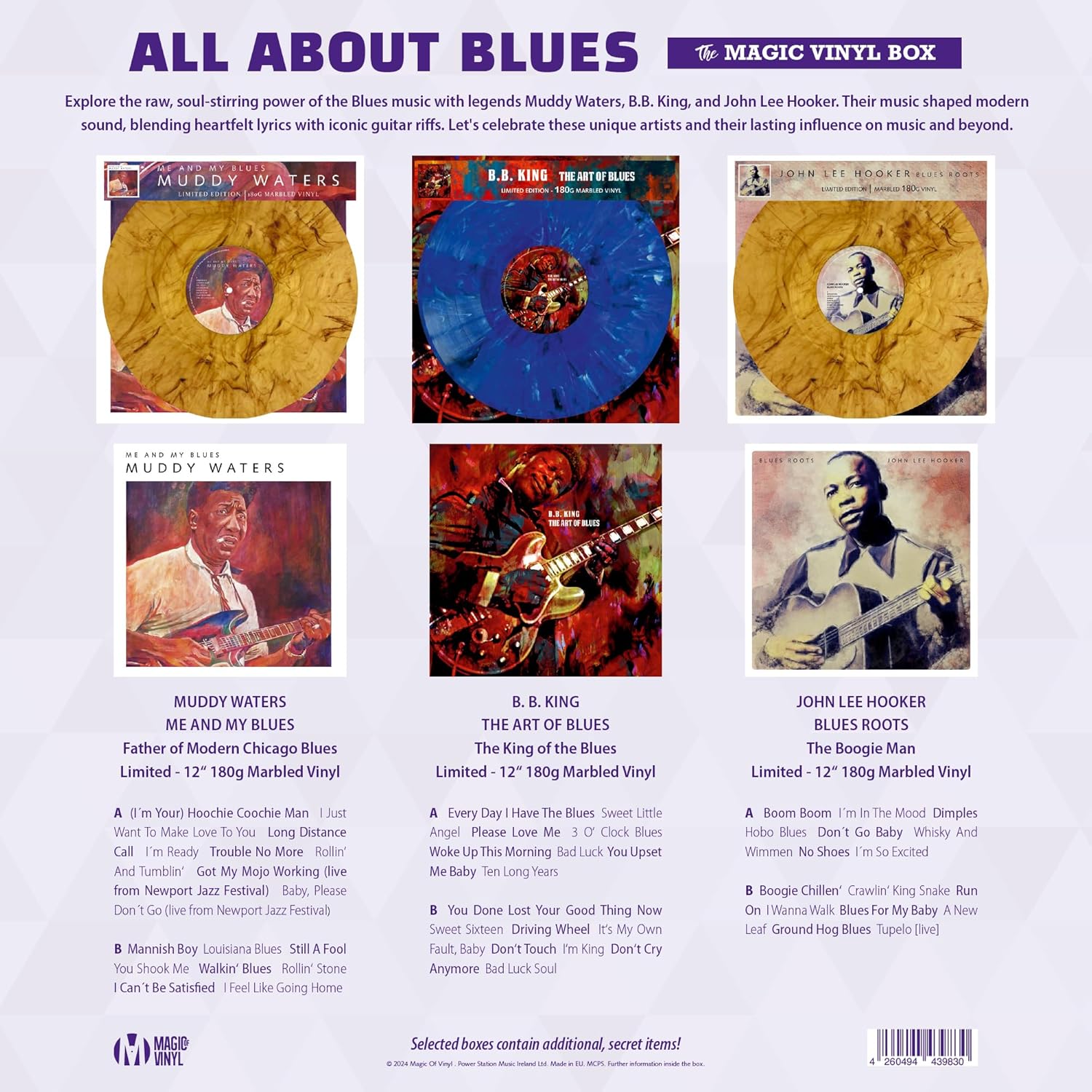 All About Blues - Magic-V-Box schallplatten - einzigartig und limitiert - Top Geschenk!