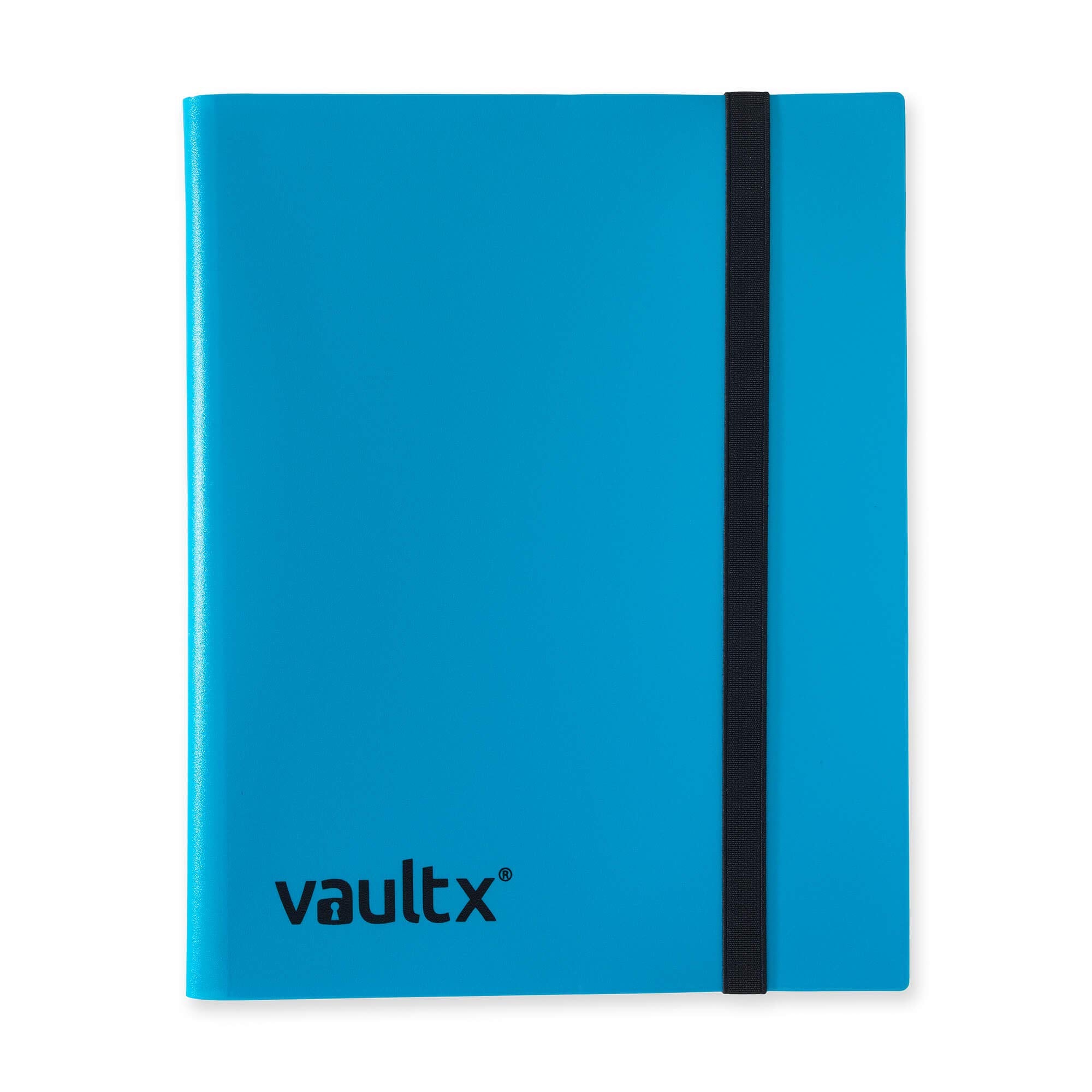 Vault X 9 Pocket Trading Card Strap Binder, 360 cards, Standard, 20 Side-Loading Pages, Folder for Collectible Card Games, Sports, TCG (Blue