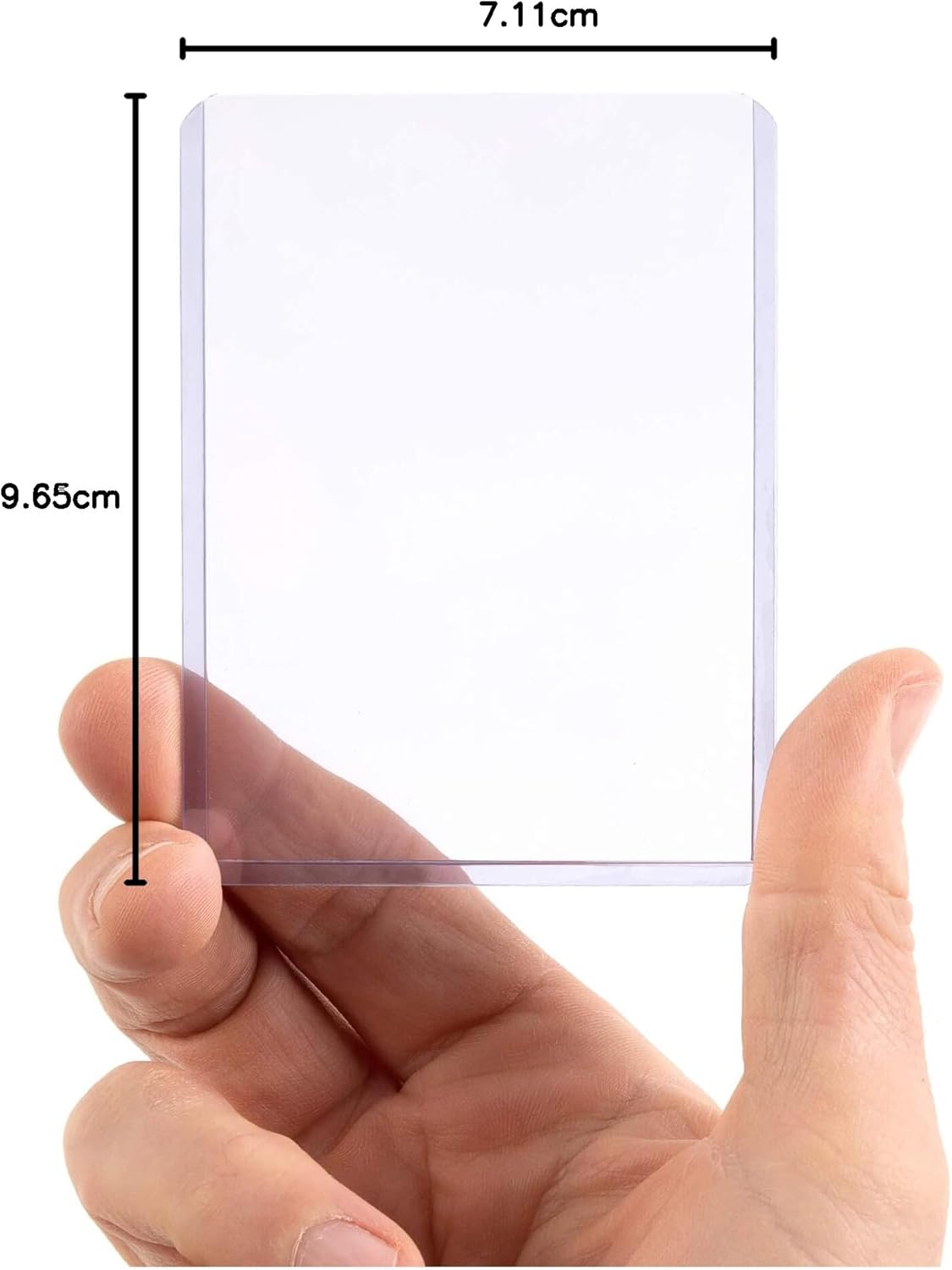 Vault X Toploaders 35pt, Trading Cards, Premium Extra Thick, 3" x 4" Seamless Rigid Card Holders, Hard Sleeves, Clear Protection for Collectible Card Games, Sports, TCG (100 Pack