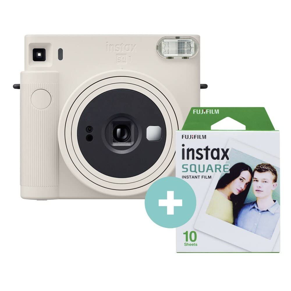 Fuji - Instax Instant Camera Sq1 + 10 Shots - White